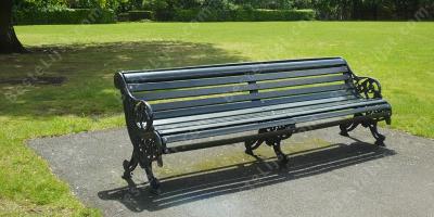 bank in het park films