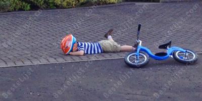 van een fiets vallen films