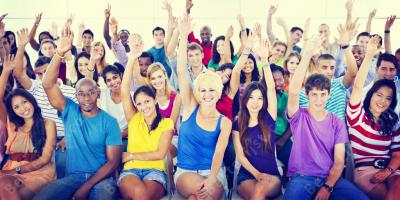 deelname van het publiek films