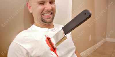 mes in de borst films