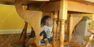 verstopt onder een tafel films