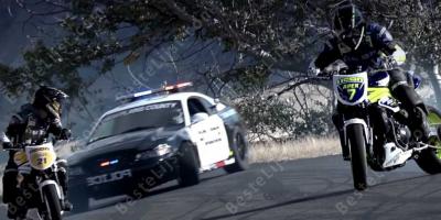 auto motorfiets achtervolging films